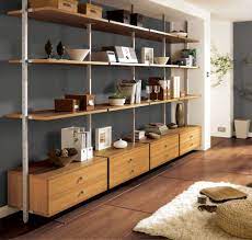 In addition to our universal shelving system, which offers flexible solutions for all sorts of storage facilities and working environment. 20 Beautiful Modular Shelving Systems Shelving Units Living Room Wood Shelving Units Shelving