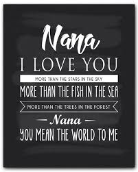 Nana Gift Nana Quote Sign Nana Poem Chalkboard Print Unique Gift For Nana Nana Gift From Granddaughter Beaut Nana Quotes Nana Gifts Christmas Gifts For Grandma