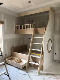 Handmadebunkbeds custom build a wide variety of beds including single sleeper platforms, space saver beds, cabin bunk beds, novelty beds, bunk beds with desk, bunk beds with staircase. Custom Bunk Beds I Built Carpentry