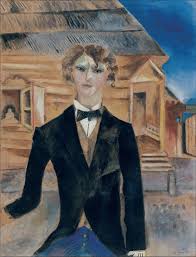 Marc Chagall Autoritratto Davanti Casa 1914 Collezione Privata Paris Marc Chagall Chagall Artist