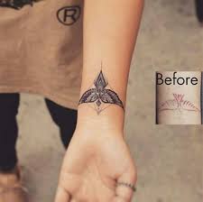 Nowadays wrist tattoos are more popular than before. Small Wrist Tattoo Cover Up Ideas Tattoideas Tattoos Cover Tattoo Tiny Tattoos