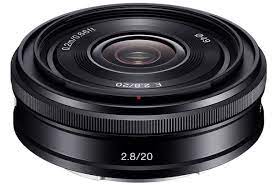 Sony E 20mm F2 8 Sel20f28 Obiettivo Grandangolare Sony Obiettivi