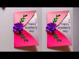 Take inspiration from this buzzy card to say thanks to your child's teacher. Creative Arts Diy Teacher S Day Card How To Make Greeting Card For Teachers Day Teache