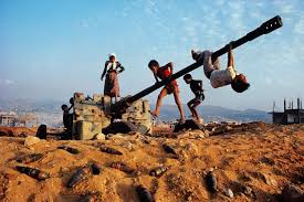 Children Of War Steve Mccurry Beruit Lebanon Fotografi