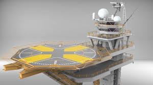Sci Fi Landing Platform 2 3d Model Sci Fi Futuristic Architecture Concept Art World