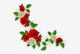 Free for commercial use no attribution required high quality images. Red And White Flowers Blue Roses Red Flowers Victorian Roses Clip Art Border Png Download 439283 Pinclipart