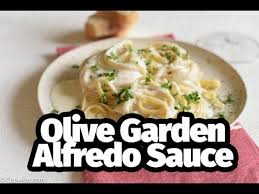 How To Make Olive Garden Alfredo Sauce Youtube