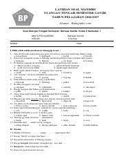 Nyungsi kecap sipat (adjektiva) titenan kecap anu didengdekeun dina kalimah ieu dihandap! Soal Uts Bahasa Sunda Kelas 5 Sd Semester 1 Pdf Latihan Soal Mandiri Ulangan Tengah Semester Ganjil Tahun Pelajaran 2016 2017 Alamat Bukupaket Com Course Hero