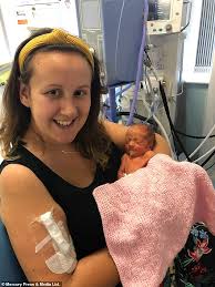The tech at the imaging center isn't allowed to share any definitive feedback of course, but she gave us a wink and congratulated us on the baby. Mother Diagnosed With Breast Cancer During Pregnancy Feared She Would Lose Her Baby Daily Mail Online