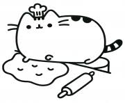 Pusheen cat mermaid coloring pages. Pusheen Coloring Pages To Print Pusheen Printable