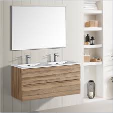 Notre gamme de meuble de salle de bain est robuste et esthétique. Meuble Salle De Bain Double Vasque Soho En Bois 120 Cm