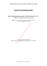 Maybe you would like to learn more about one of these? Http Sonneneck Luebben De Wp Content Uploads 2015 05 2015 Gartenordnung Sonneneck 1 Pdf
