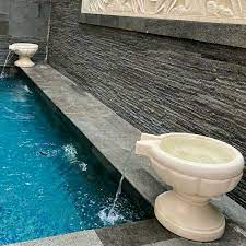 Pancuran Air Kolam Renang Model Klasik Kolam Renang Mewah Kolam Renang Ide Apartemen
