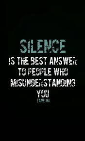 Silence Is The Best Answer To People Who Misunderstanding You Quotes Words Misunderstandings