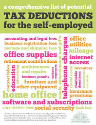 A List Of Tax Deductions Very Handy Business Tax Sales And Marketing Business Marketing
