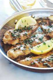 Poulet Piccata Maison Sauce Au Citron Et Capres Recette Poulet Piccata Recette Plats Italiens