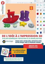 Photo Fablab : De l'idée à l'impression 3D - Bricolage à Lapoutroie - DNA