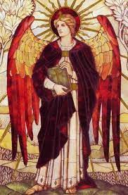 Mosaic Of St Uriel By James Powell And Sons At St John S Church Boreham Wiltshire 1888 Archangel Uriel Archangels Angel Art