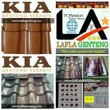 Lapisan glazur yang mengkilap, dapat memantulkan panas. Kia Genteng Keramik Suplier Laflagenteng
