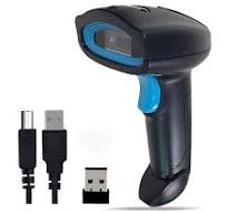 QR Code Scanner, Handheld Barcode Scanner Wireless 1D 2D Support Screen  Scanning, Automatic Sensing Reader for POS, Warehouse, Supermarket, Retail  ...