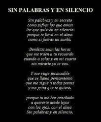 Sin Palabras Y En Silencio Palabras Frases Y Poemas Frases Bonitas