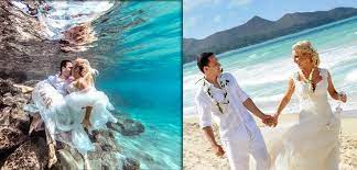 Hawaii Weddings Oahu Wedding Packages Weddings In Hawaii Hawaiian Vow Renewals Hawaii Beach Wedding Hawaii Wedding Beach Wedding Planner