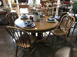 Richardson Brothers Furniture Has Been Making Quality Furniture Forever Almost This Table Set Pool Table Dining Table Kitchen Table Oak Round Kitchen Table