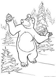 Masha coloring pages at getcolorings com free printable colorings. 17 Happy Birthday 2016 Ideas Masha And The Bear Bear Coloring Pages Marsha And The Bear