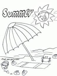 Here is another one of our spring coloring pages of a nice big umbrella with large raindrops falling on top of it! Free Printable Summer Beach Umbrella Coloring Pages For Kids Free Summer Activities Printable Pic Beach Umbrella Art Umbrella Coloring Page Beach Pictures Kids
