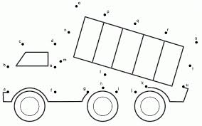 Unisci I Puntini Semplice Per Bambini Il Camion Attivita Di Scrittura Le Idee Della Scuola Insegnamento Della Scrittura