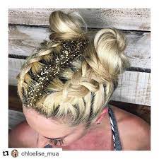 Repost Chloelise Mua Dutch Braids In The Front French Braids In The Back Met In The Middle With Concert Hairstyles Hair Styles Front French Braids