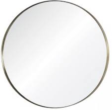 Round mirrors with gentle curved shapes can give round mirrors for style and practicality. 36 Brass Round Mirror Brook Taylor Interiors