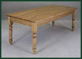 Pine is actually an excellent table top material. Bespoke Pine Farmhouse Table Handmade To Order Bespoke Victorian Style