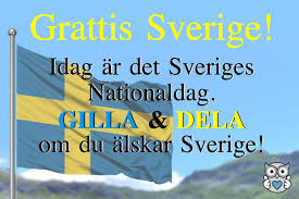 Sveriges nationaldag firas den 6e juni. Uppskattat Stort Grattis Sverige Pa Nationaldagen Facebook