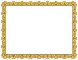 A Fancy Gold Border For Creating Award Certificates Free Downloads At Http Pageborders Org Downloa Certificate Border Gold Certificate Certificate Templates