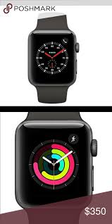 Apple Watch Series 3 42mm Cellular Brand New Grey Apple Watch Series 3 42mm Comes In Original Box With Ev Apple Watch Apple Watch Series 3 Cellular Accessories