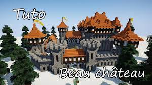 Design bannière, déco minecraft, idée de décoration, château minecraft, loisirs. Minecraft Tuto Beau Chateau Facile 01 Youtube