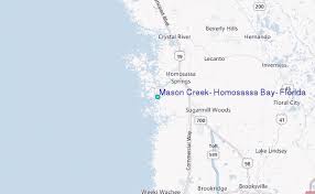 mason creek homosassa bay florida tide station location guide