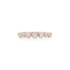 Tiffany Jazz Graduated Band Ring Anel De Noivado Tiffany Diamantes Aliancas De Casamento Femininas