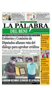 La Palabra Del Beni 04 De Agosto De 2020 By La Palabra Del Beni Issuu