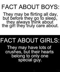 Not True About All Guys Well At Least About The Flirting Part Lol Posted By Matthew Byford Boy Facts Flirting Quotes Teenager Quotes