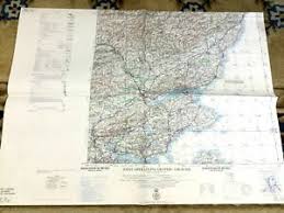Details About 1971 Vintage Military Map Of Scotland Aircraft Chart Usaf Raf Cold War Office
