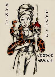 Marie Laveau Voodoo Queen Print Birthday Gift Tattoo Etsy Voodoo Art Voodoo Tattoo Marie Laveau