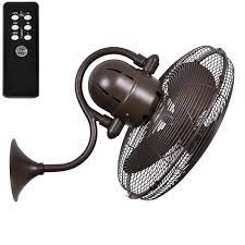 Wall mounted fans for every room & application. Laura Oscillating Wall Mount And Ceiling Fan Textured Bronze 599 0