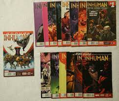 Inhuman #1-14 + Annual #1 15 Comic Lot All First Prints Marvel Soule | eBay