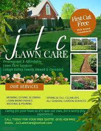 Allentown, pa & lehigh valley. Jlc Lawn Care Flyer Lawn Care Lawn Care Flyers Affordable Lawn Care