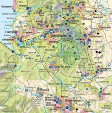 Wie häufig wird die wales england karte aller wahrscheinlichkeit nachbenutzt? Diercke Weltatlas Kartenansicht Nord Und Mittelengland Strukturwandel 978 3 14 100800 5 125 4 2