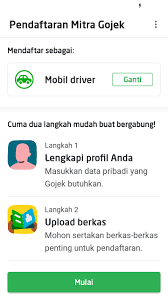Dengan begitu, proses pendaftaran bisa dilakukan hanya menggunakan telepon genggam saja. Cara Daftar Mitra Gojek Lebih Cepat Pakai Hp Goride
