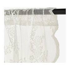 Alvine Spets Lace Curtains 1 Pair Off White Ikea Lace Curtains White Lace Curtains Net Curtains
