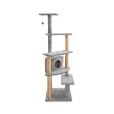 Animaze 5 Level Grey Cat Tree With Condo 63 H Petco